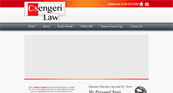 Desktop Screenshot of csengerilaw.com